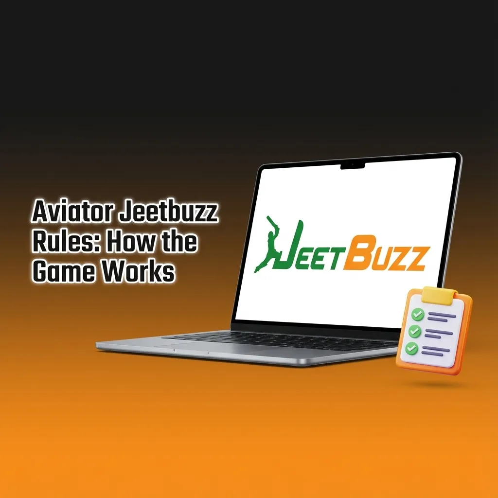 Illustration of Aviator Jeetbuzz: rising plane, growing multiplier, player choosing when to cash out before plane flies away