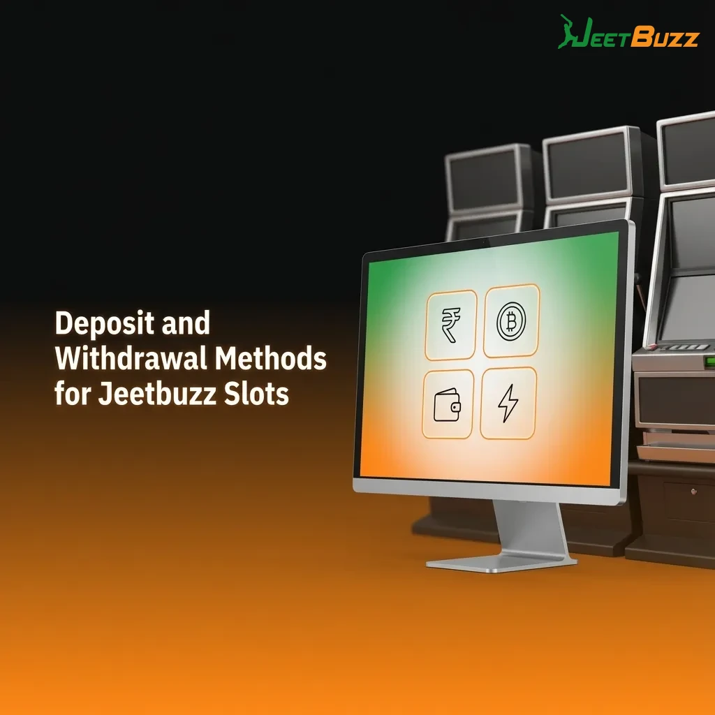 Icons of Easypaisa, JazzCash, cards, bank, e-wallets, and crypto showing Jeetbuzz slot payment methods in PKR
