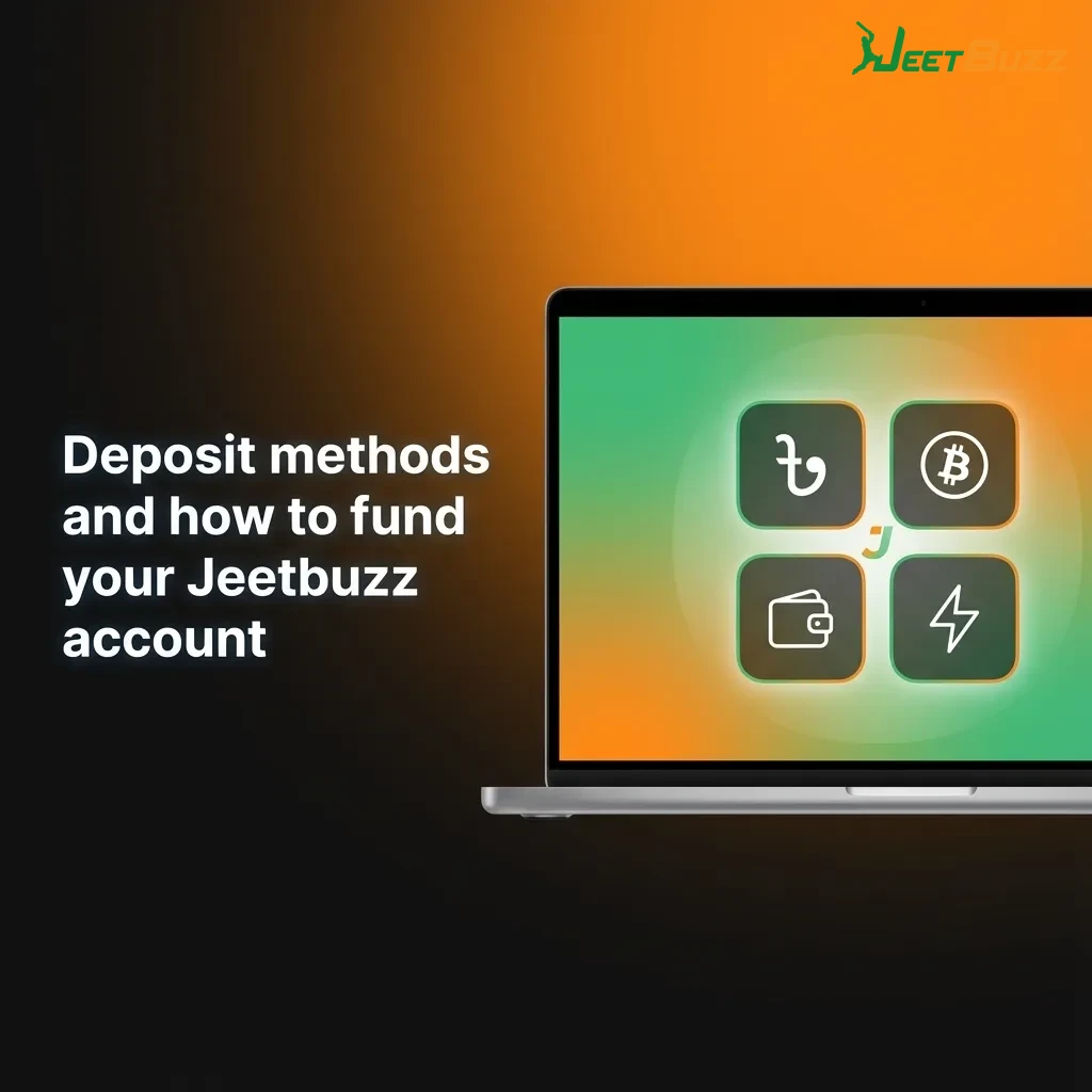 Illustration of Jeetbuzz deposit page showing Bangladeshi payment options and step‑by‑step funding instructions