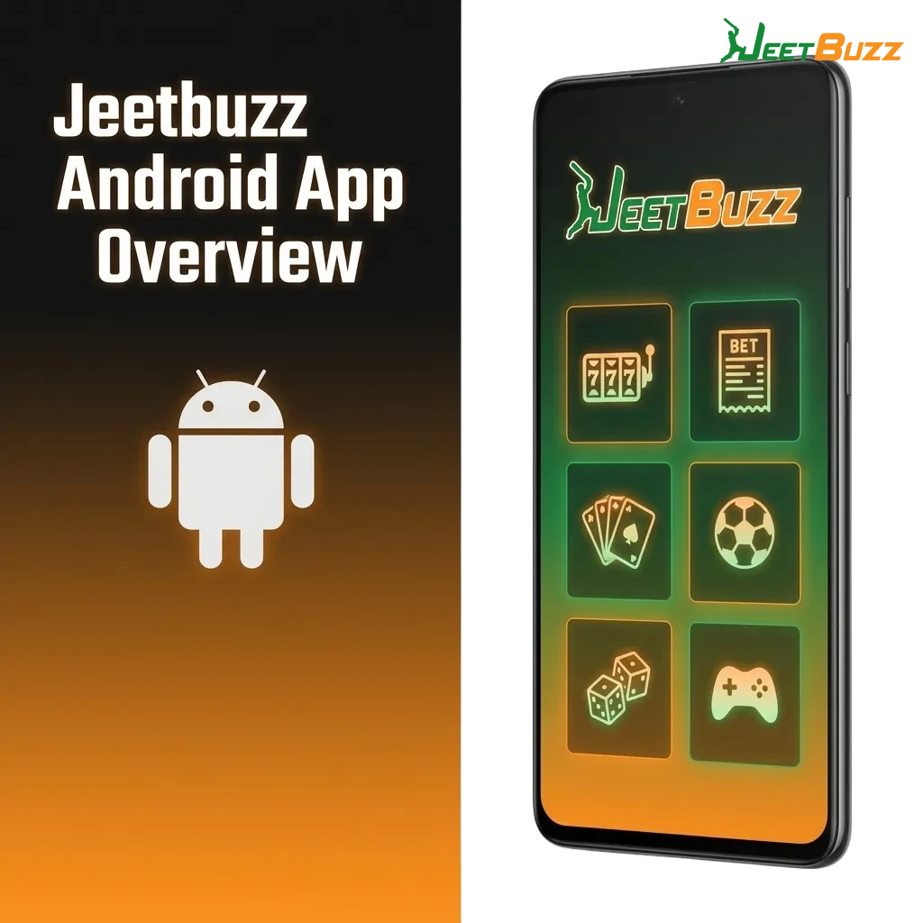 Screenshot of the Jeetbuzz Android app home screen for sports betting and casino games in Bangladesh