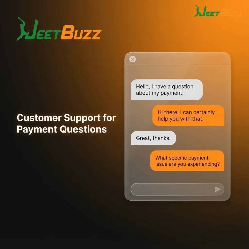 Illustration of customer support agents assisting users with payment issues via chat, email, messaging apps, and help centre guides