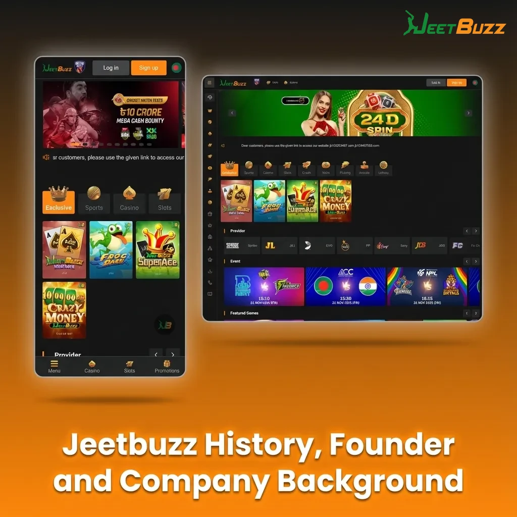 Timeline graphic of Jeetbuzz’s growth from 2020 startup to licensed India-focused online betting and casino platform