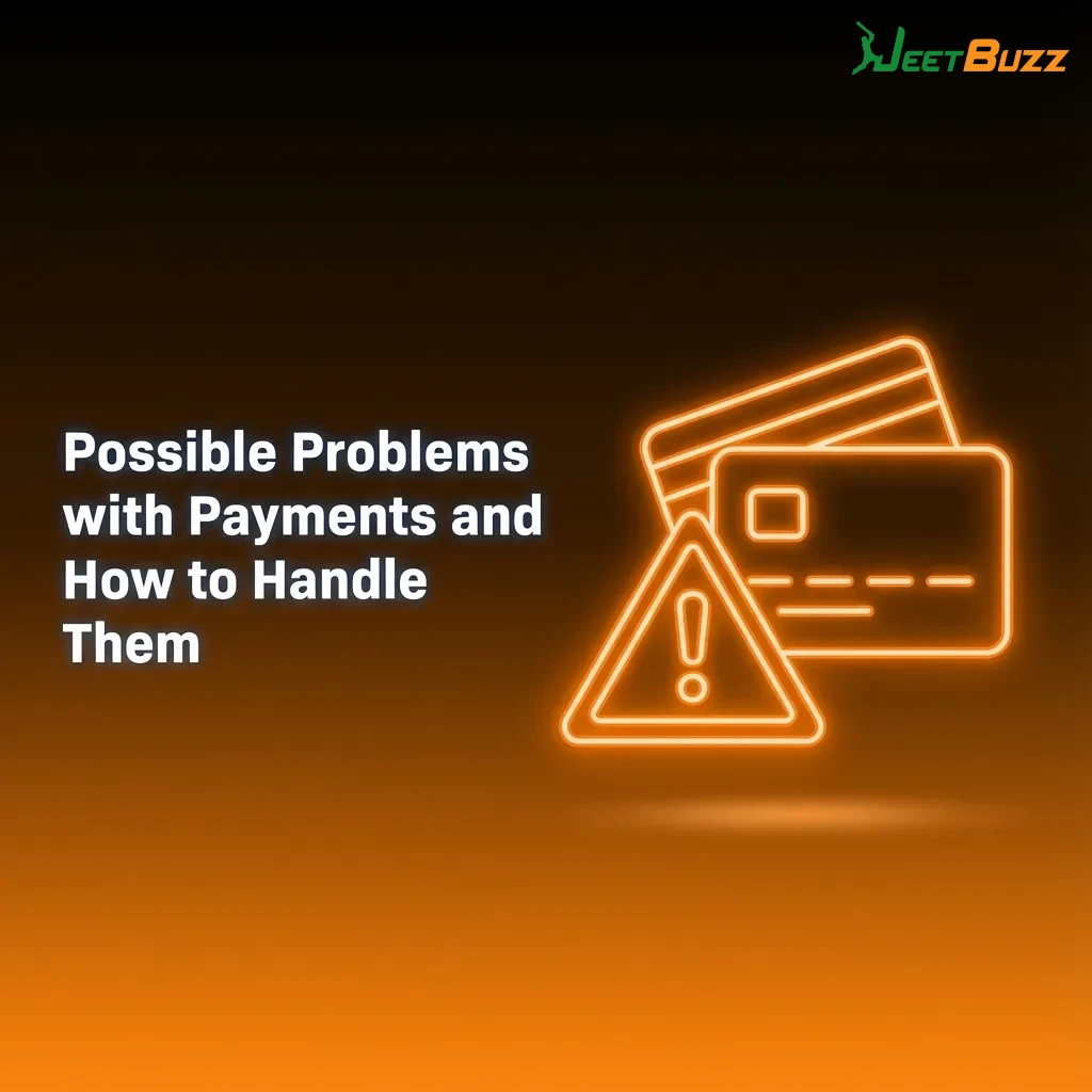 Infographic listing common Pakistan payment issues with deposits, card declines, withdrawals, mismatched names, and bonus limits.