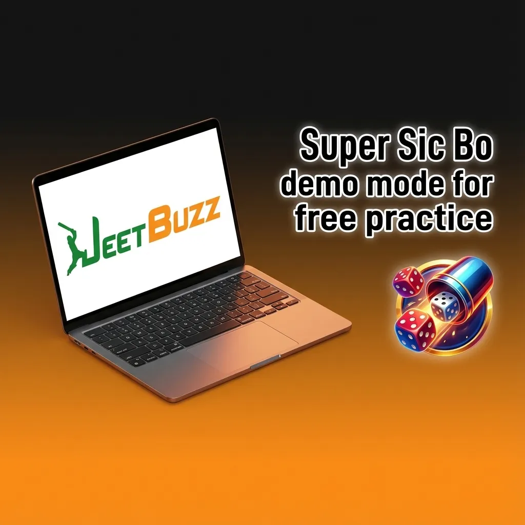 Super Sic Bo demo table on a casino platform showing virtual balance and betting interface for practice