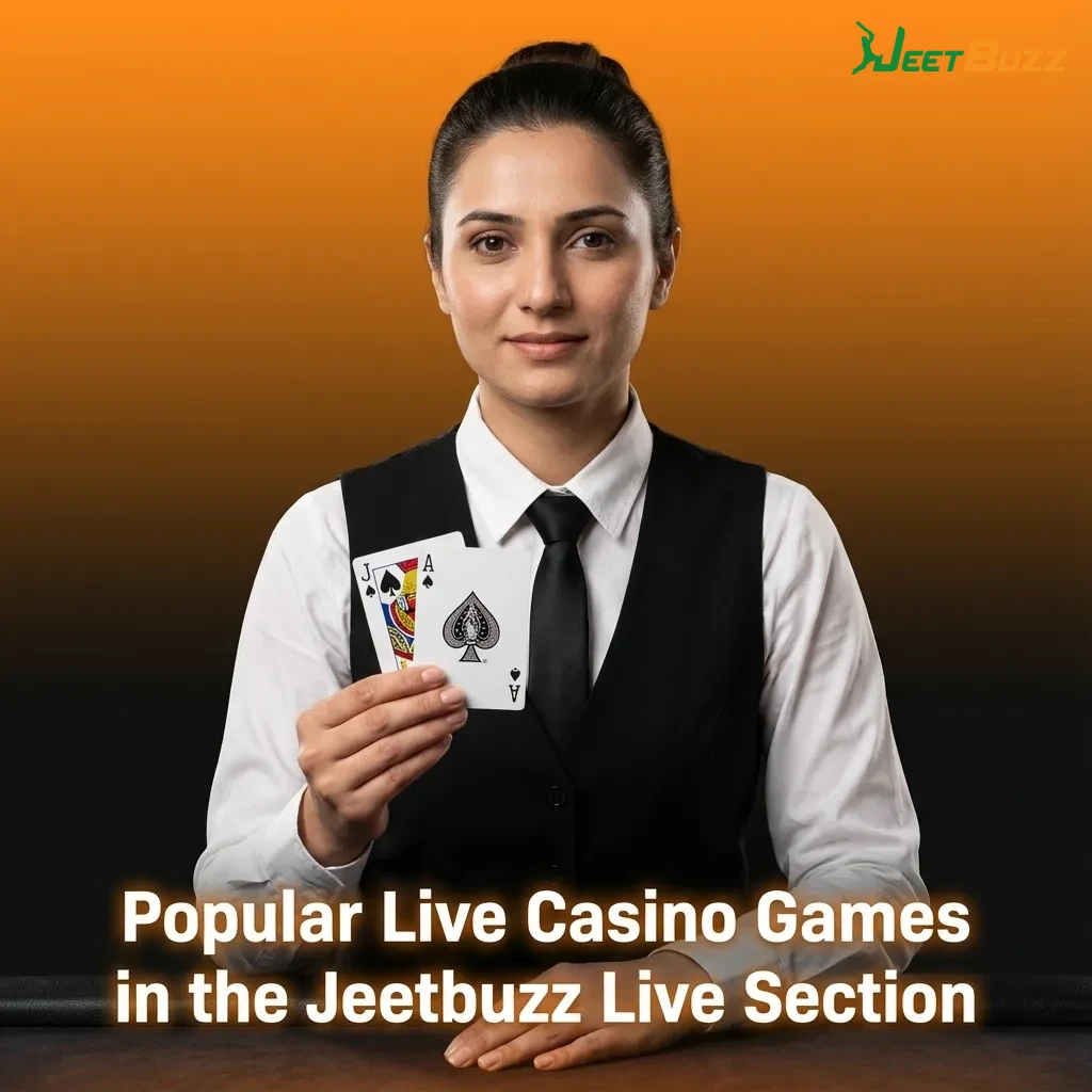 Jeetbuzz live casino lobby showing HD tables for roulette, baccarat, blackjack, Teen Patti, Andar Bahar and game shows