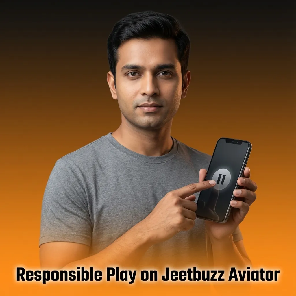 Banner for Jeetbuzz Aviator promoting responsible play, budget limits, learning game rules, and seeking help if gambling harms you