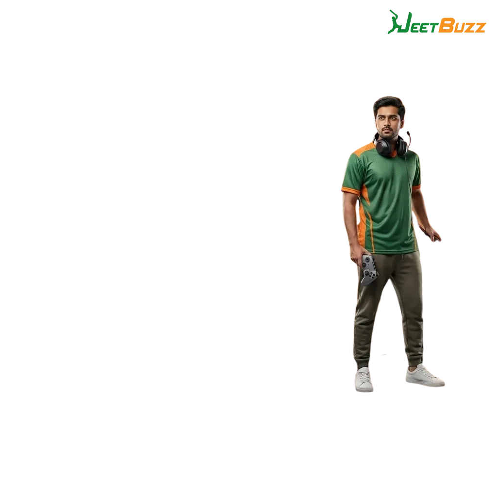 Jeetbuzz Dota 2 betting tips graphic showing bankroll management, research, and strategy icons on a dark esports background