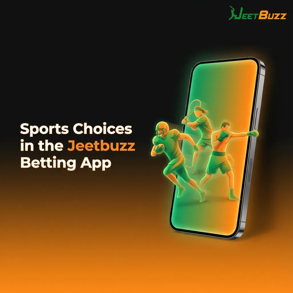 Jeetbuzz mobile app screen showing live and pre‑match betting options for multiple sports with odds and fixtures