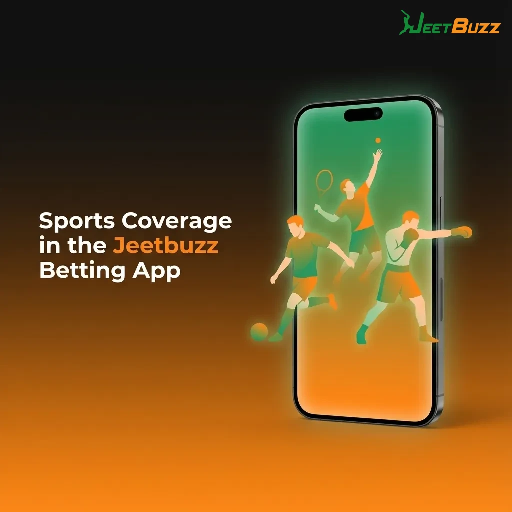 Jeetbuzz betting app screen showing live and pre‑match odds across cricket, football, kabaddi, eSports, and more