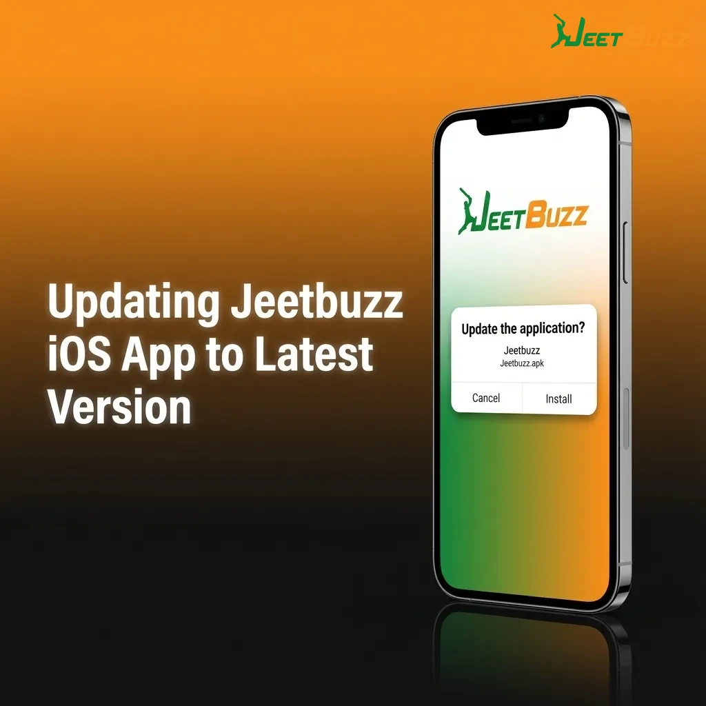 Illustration of Jeetbuzz iOS shortcut app auto-updating content without App Store downloads for users in Bangladesh