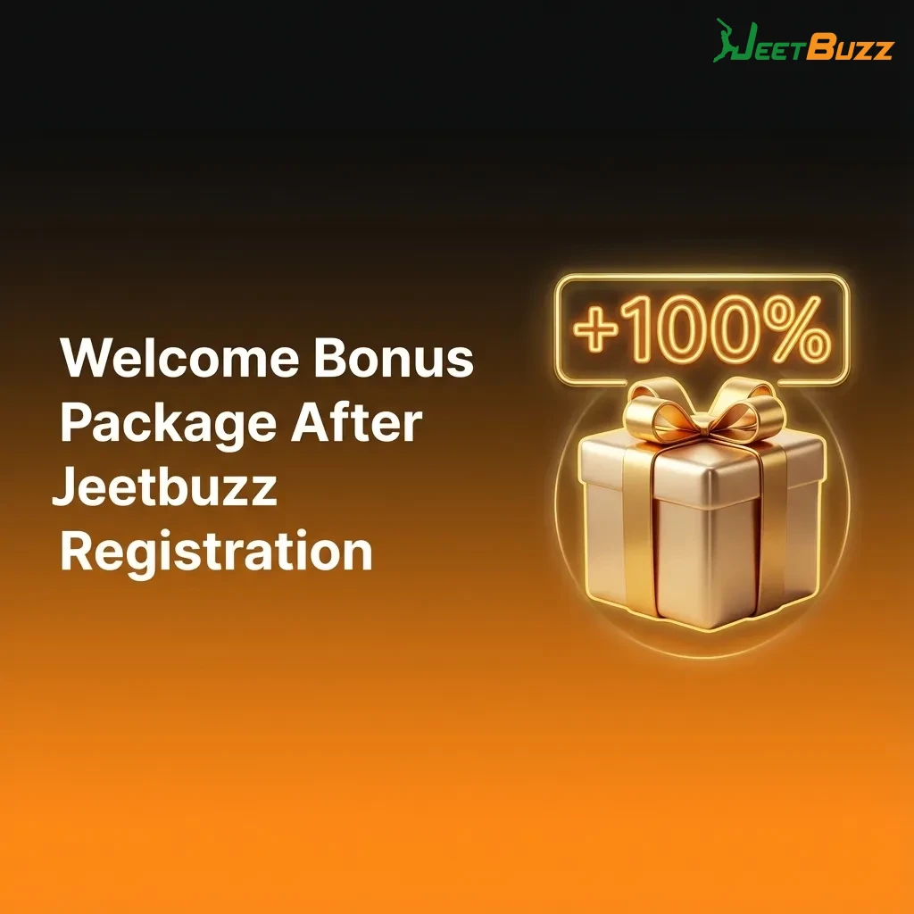 Welcome bonus graphic for Jeetbuzz Pakistan highlighting free spins, live casino cashback and 50% sports bet refund