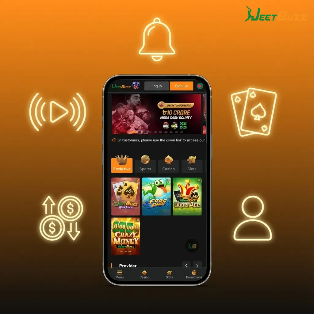 Graphic promoting Jeetbuzz iOS app for Pakistan players, highlighting PKR betting, local payments, casino, and sports betting features